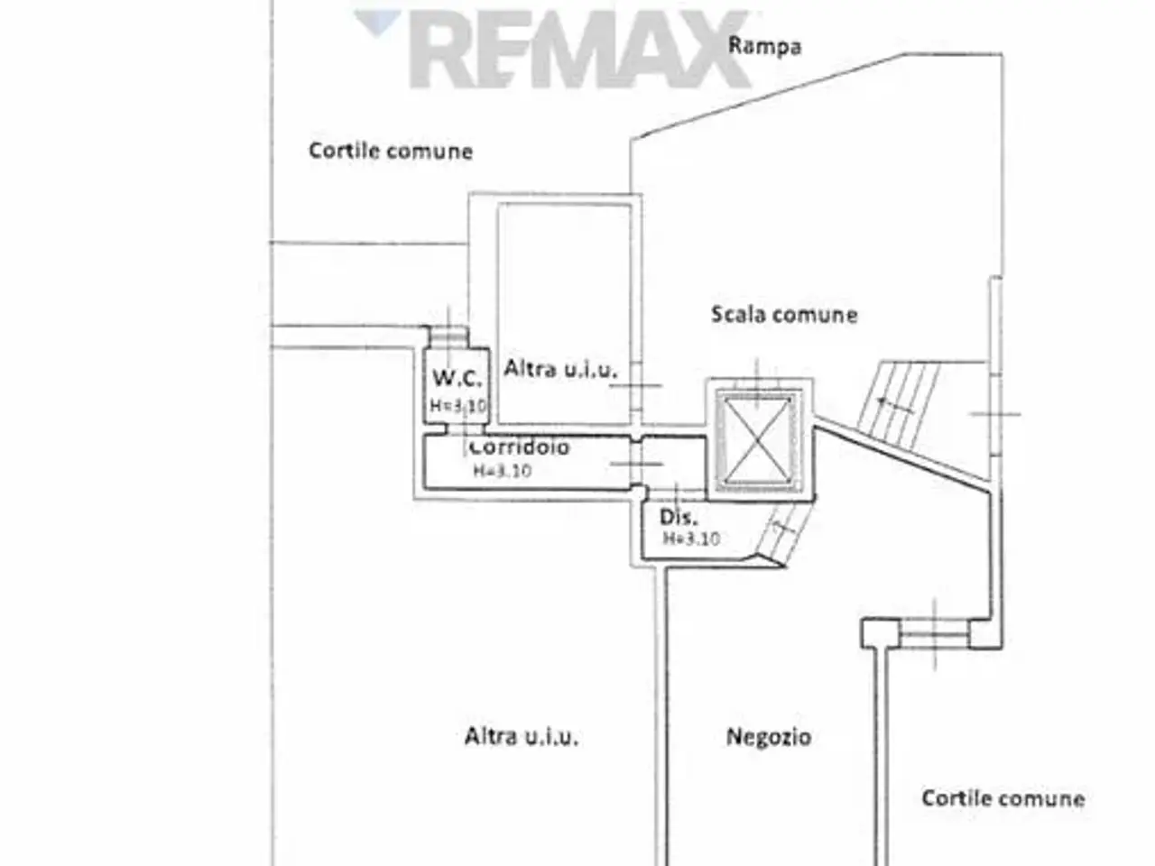 Negozio in Via Sofonisba Anguissola 50, Milano, {3} - Planimetria 1