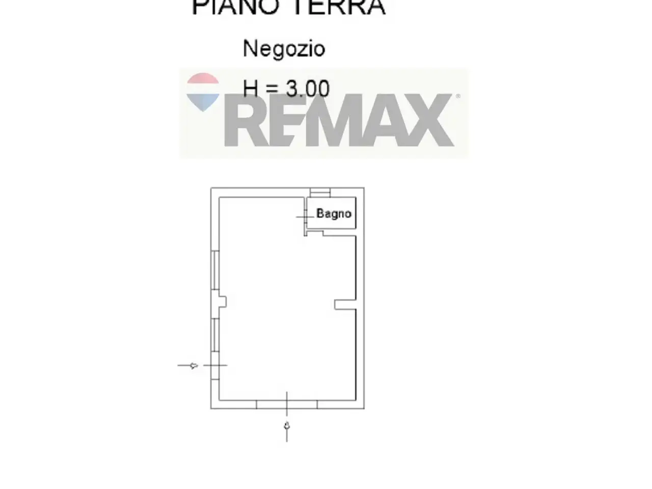 Negozio in Via Strinella 170, L'Aquila, {3} - Planimetria 1