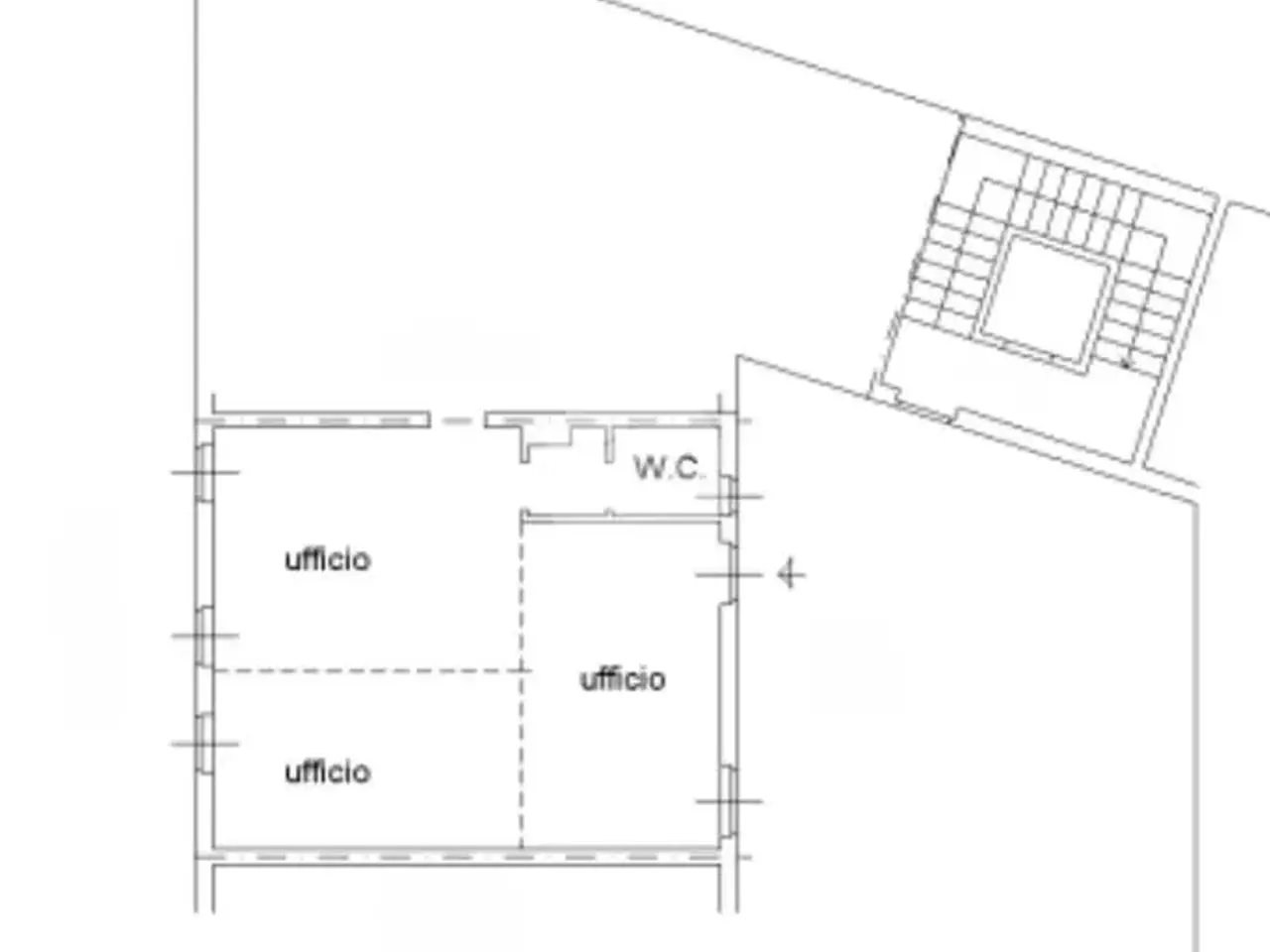 Ufficio in Via Libertà 2, Seriate, {3} - Planimetria 1