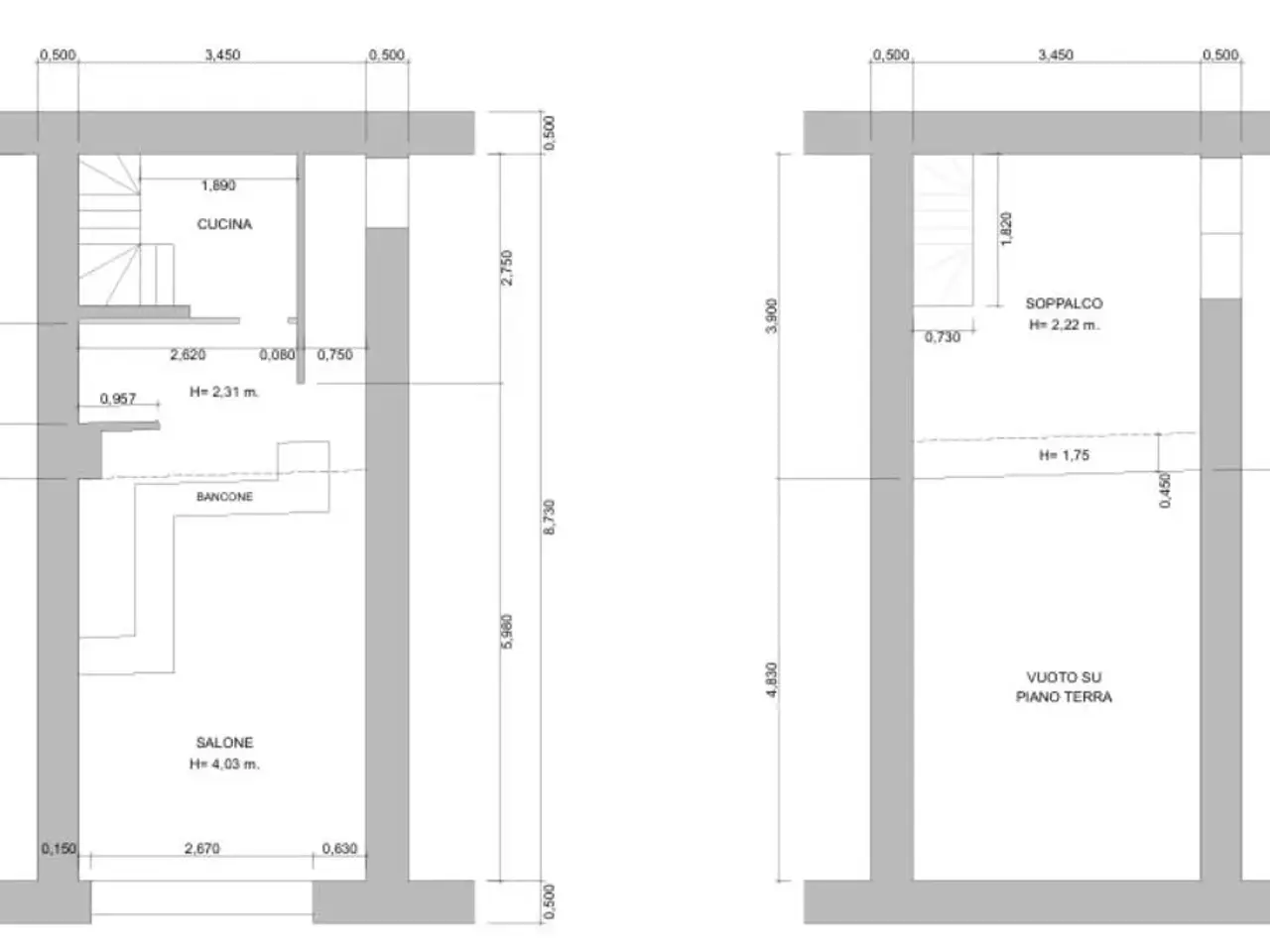 Negozio in Via IV Novembre 1, Brescia, {3} - Planimetria 1