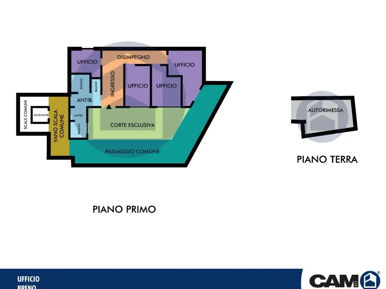 Ufficio in Via Pelabrocco Breno, Breno, {3} - Planimetria 1
