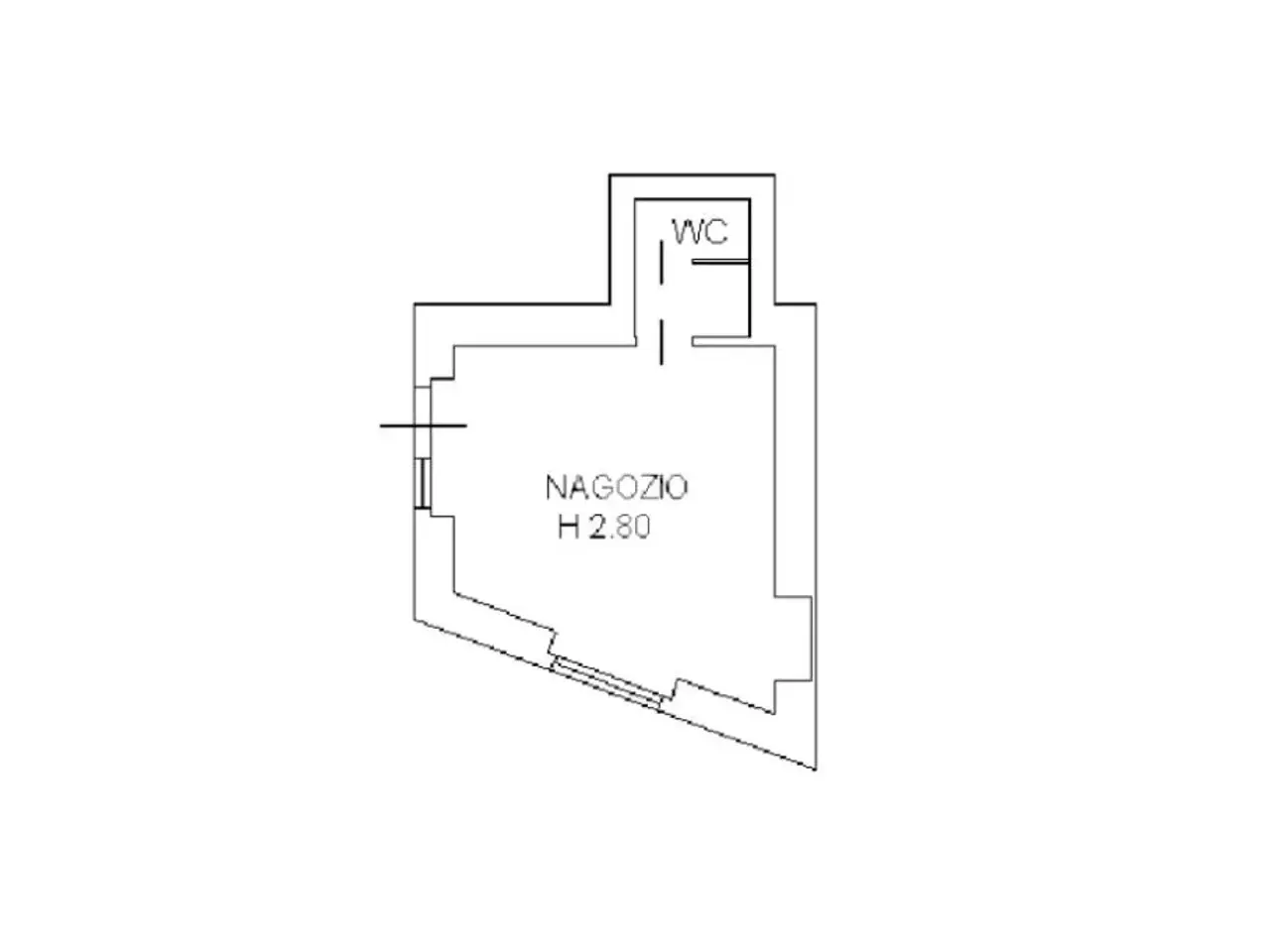 Negozio in Corso Giuseppe Zanardelli 19, Gardone Riviera, {3} - Planimetria 1