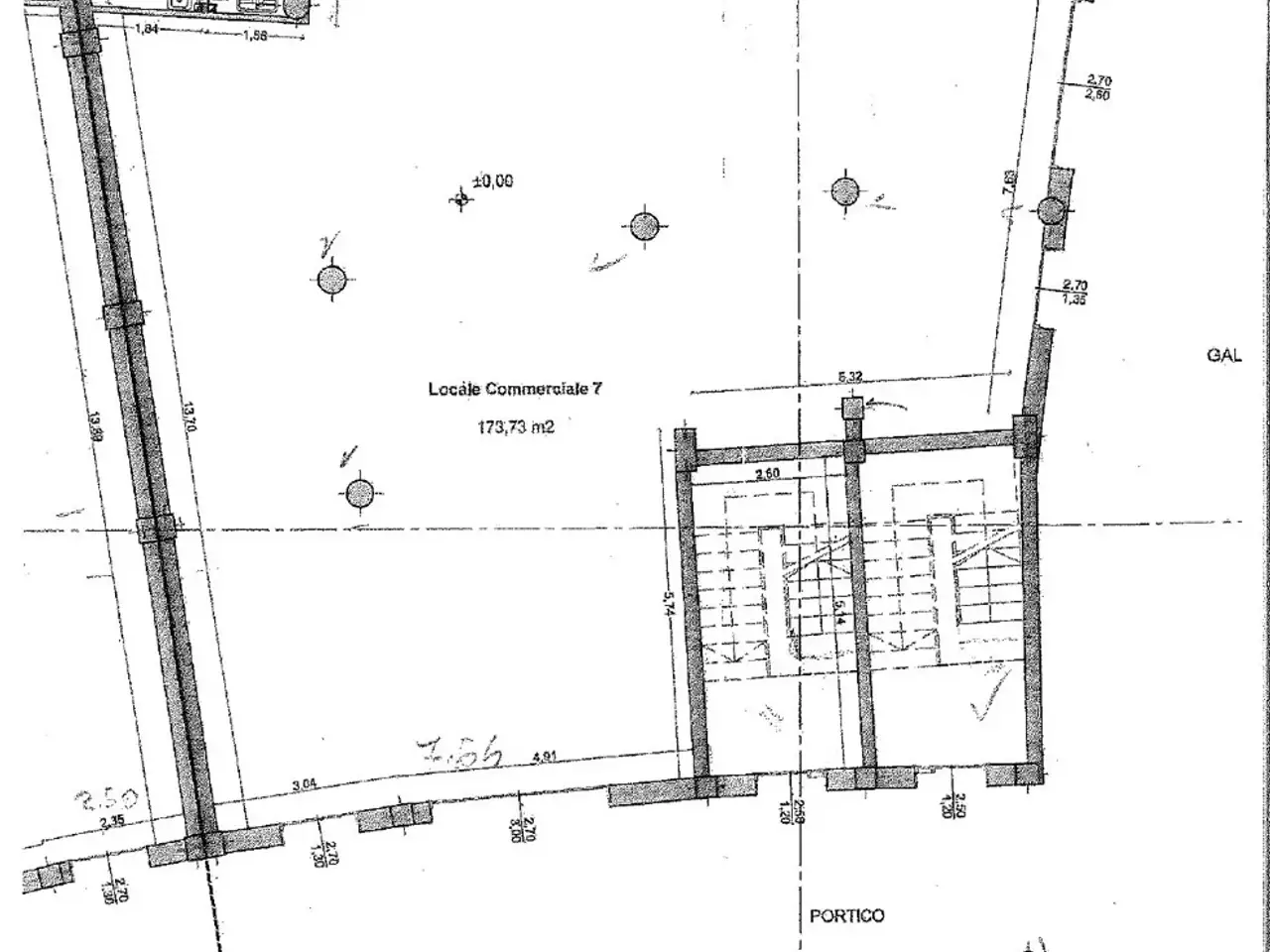 Negozio in Via Casole- Via Capri Snc, Copertino, {3} - Planimetria 1
