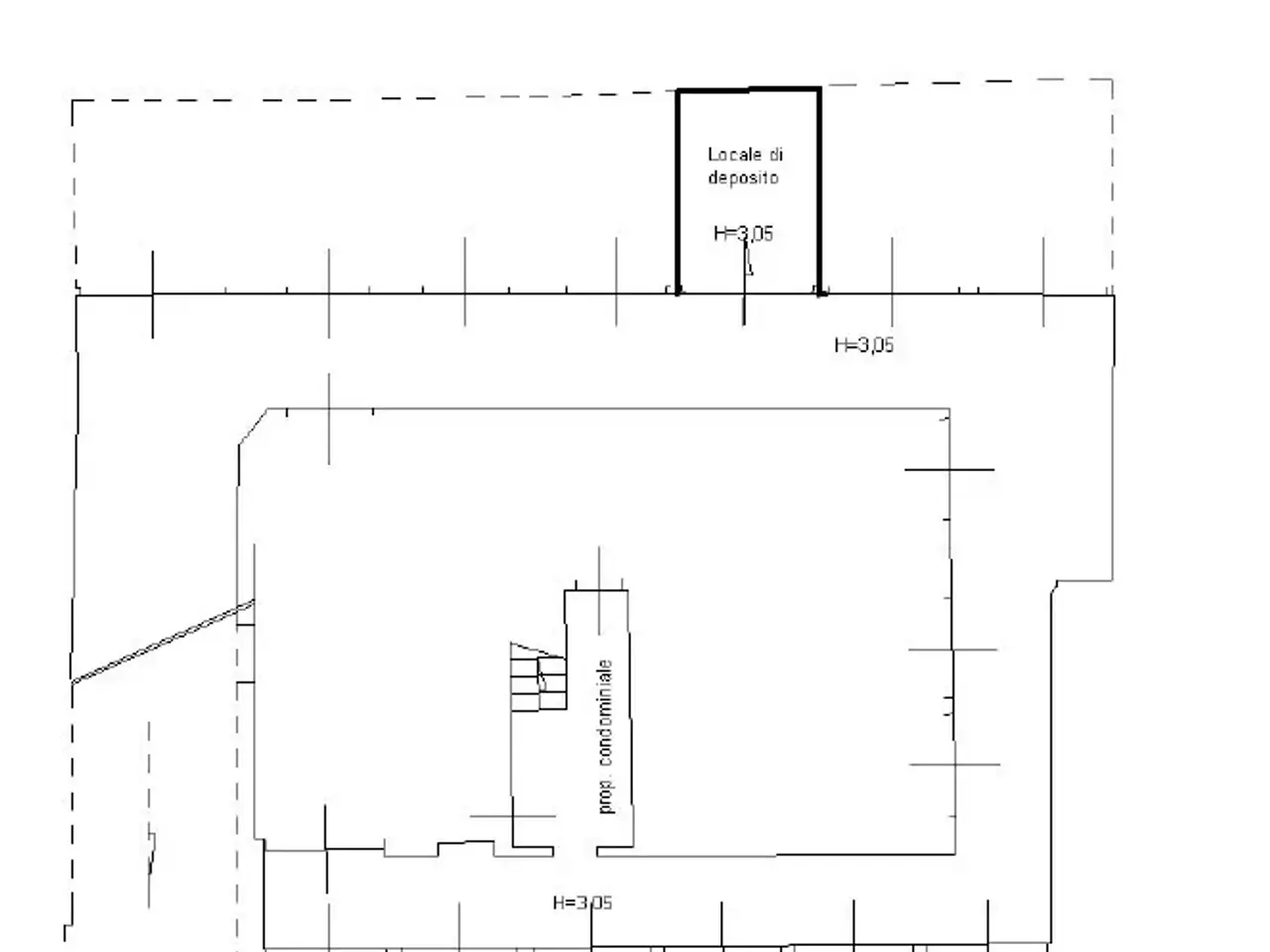 Magazzino in Via di San Gervasio, Firenze, {3} - Planimetria 1