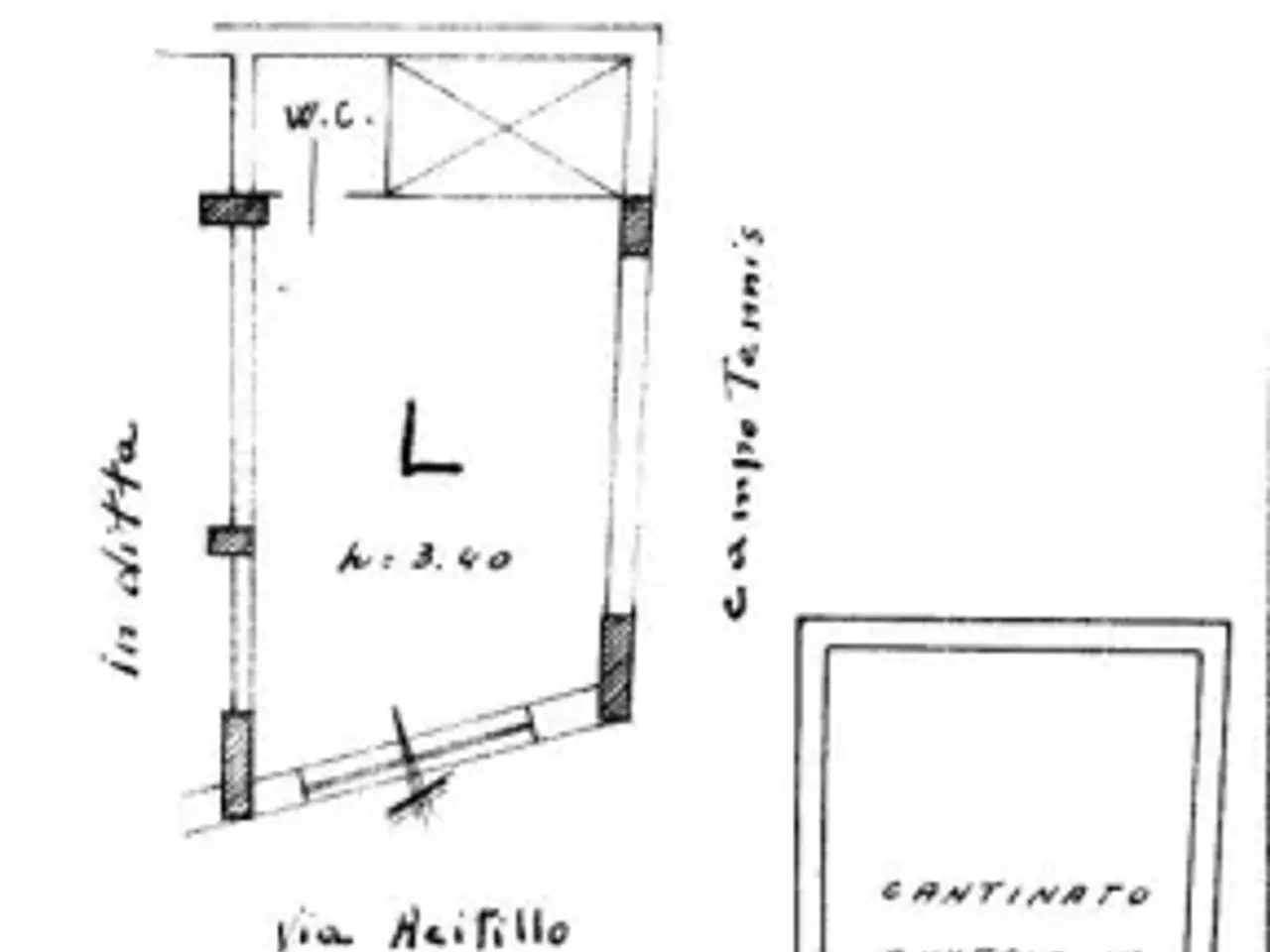 Negozio in Vico Acitillo, Napoli, {3} - Planimetria 1