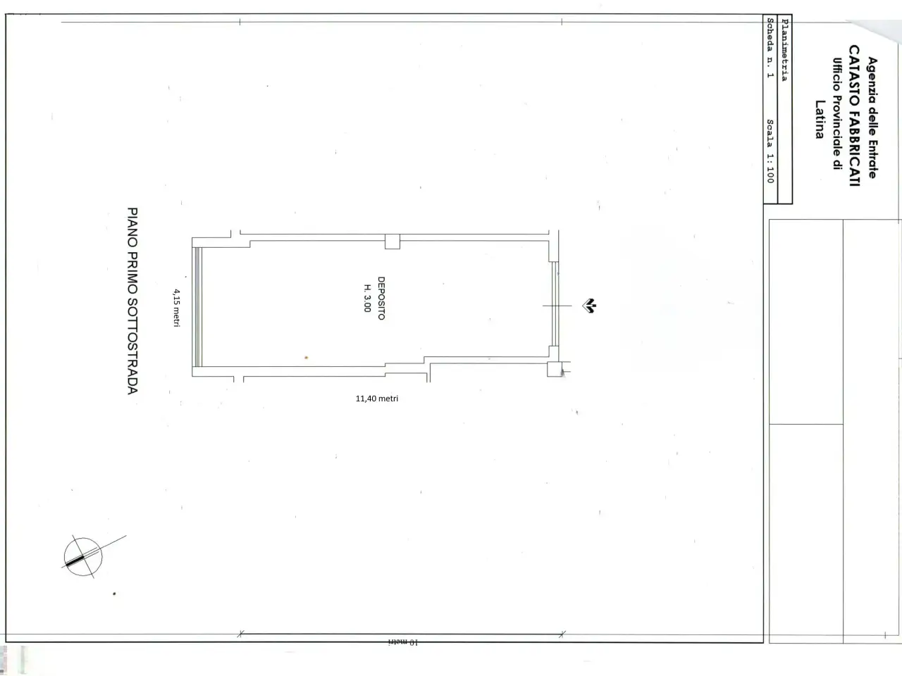 Garage - Autosilos - Parcheggio in Viale dei Volsci, Latina, {3} - Planimetria 1