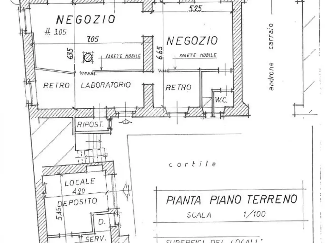 Negozio in Via Martiri della Libertà 33, Caselle Torinese, {3} - Planimetria 1