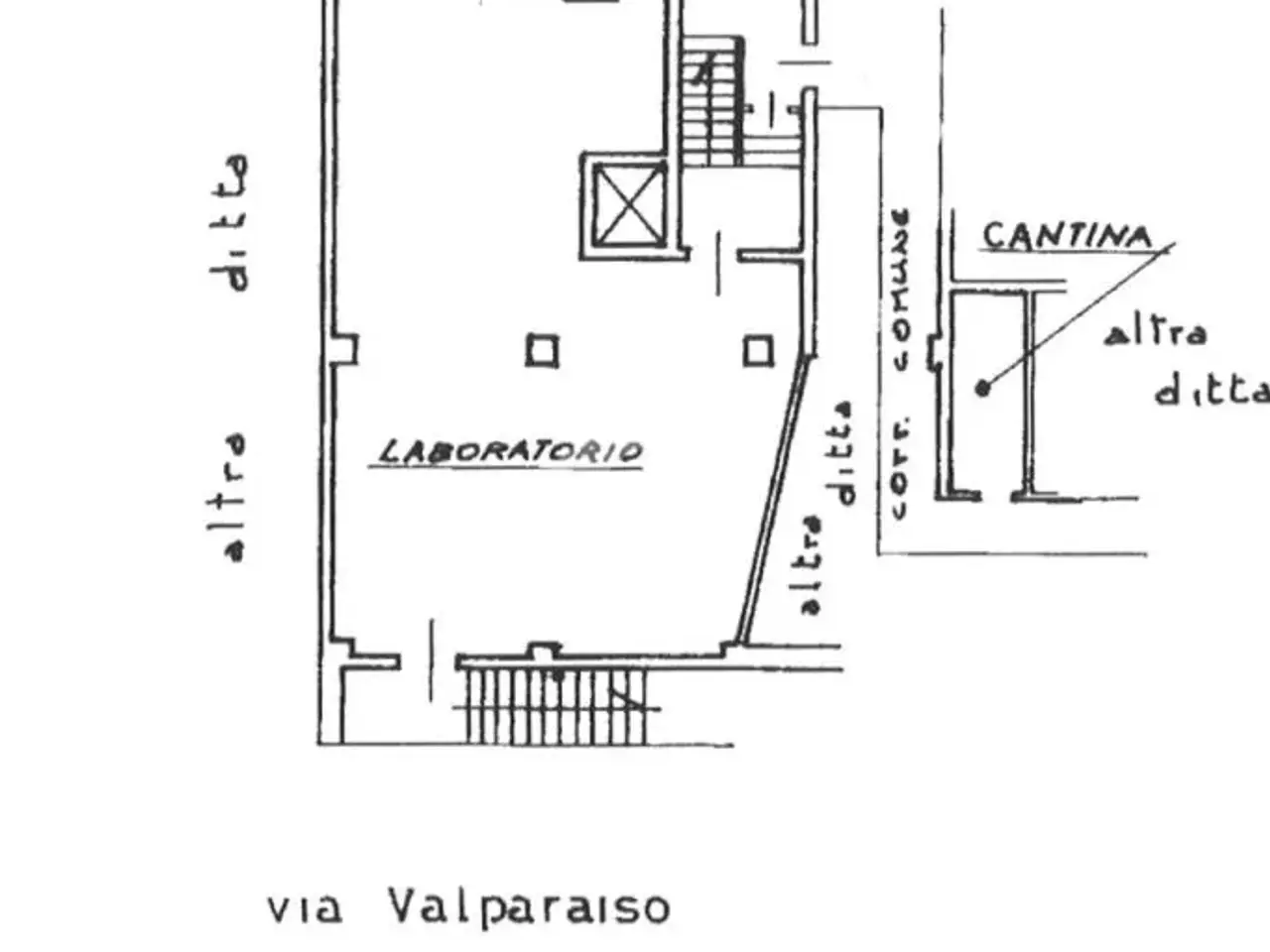 Laboratorio in Via Valparaiso, Milano, {3} - Planimetria 1