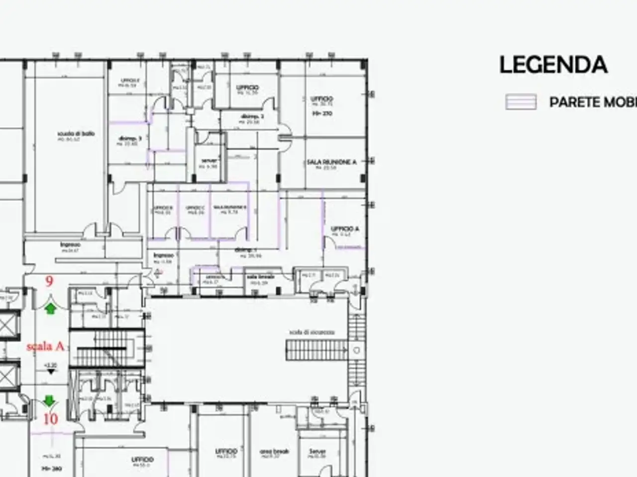 Ufficio in Via Roma, Cassina De' Pecchi, {3} - Planimetria 1