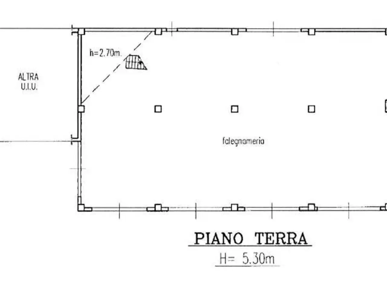 Capannone in , Luni, {3} - Planimetria 1