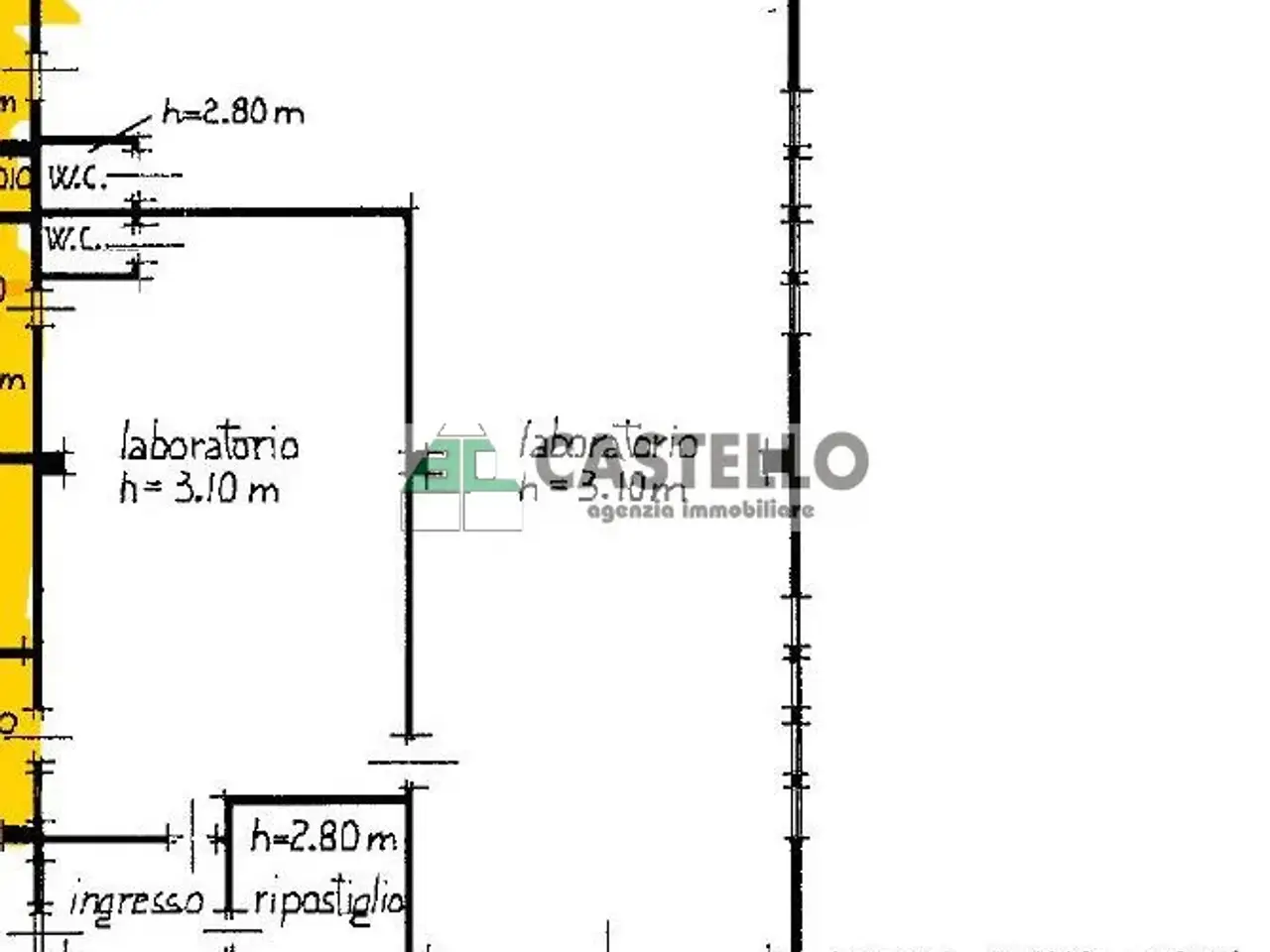 Capannone in Caltana, Campodarsego, {3} - Planimetria 1