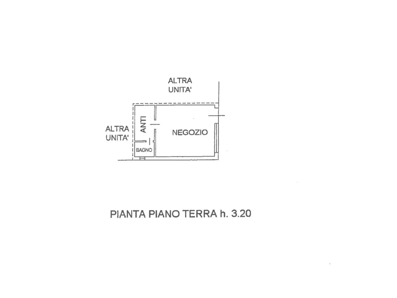 Negozio in Via Luigi Pierobon, Padova, {3} - Planimetria 1