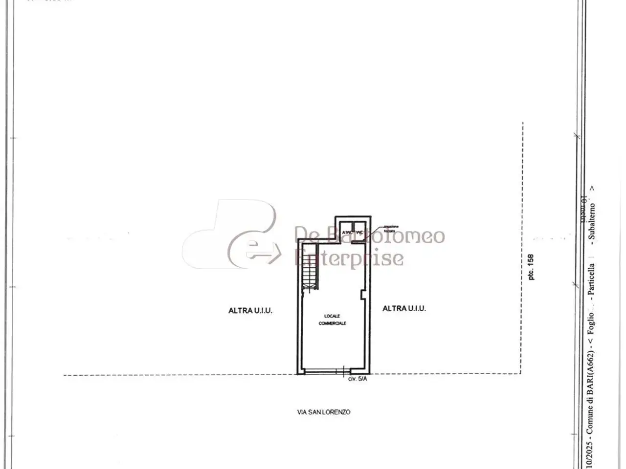 Negozio in Via San Lorenzo, Bari, {3} - Planimetria 1