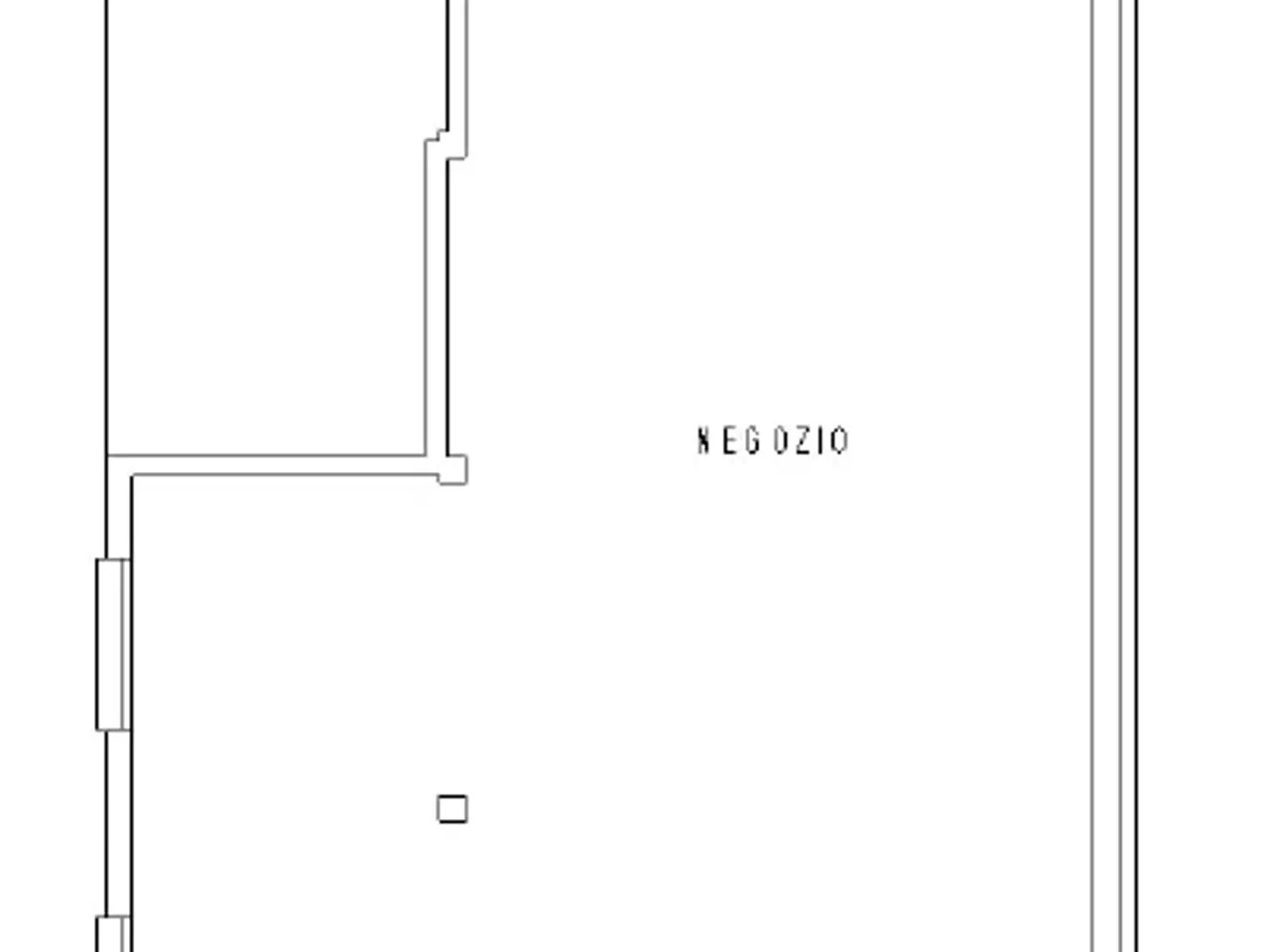Negozio in Via Ponte di Riva, Cartura, {3} - Planimetria 1