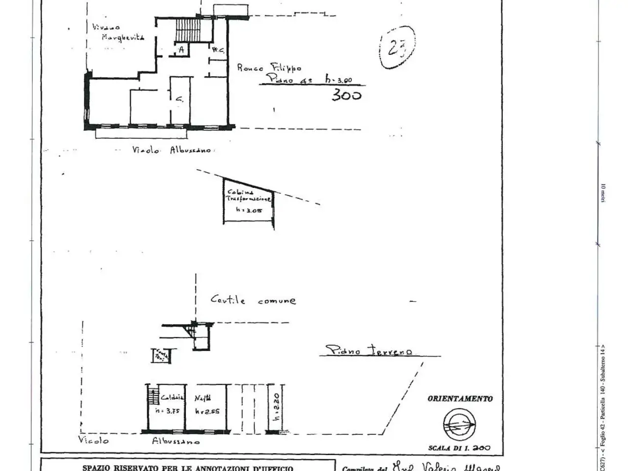 Trilocale in Vicolo Albussano, Chieri - Planimetria 1