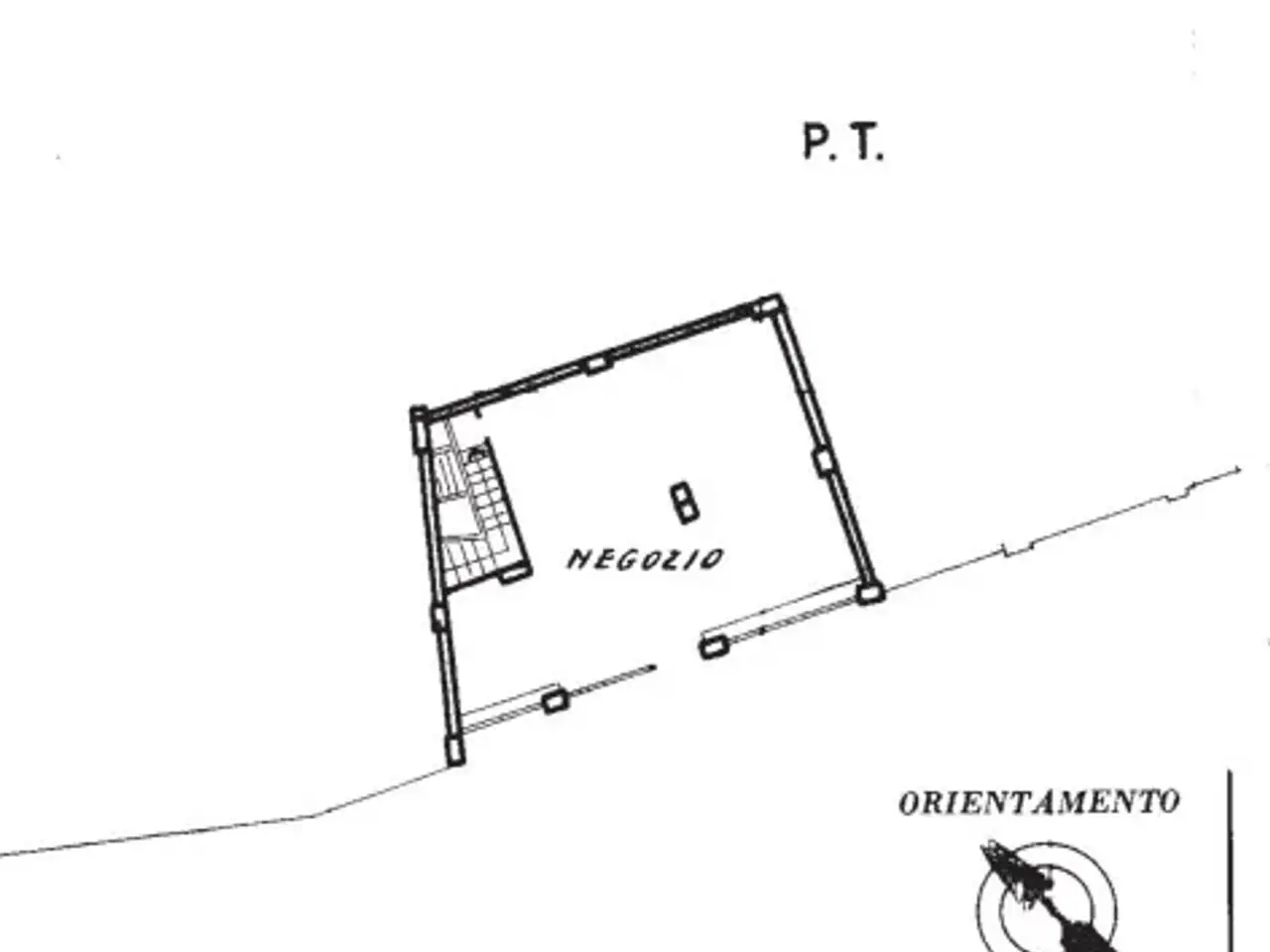 Negozio in Via San Giovanni, Piacenza, {3} - Planimetria 1