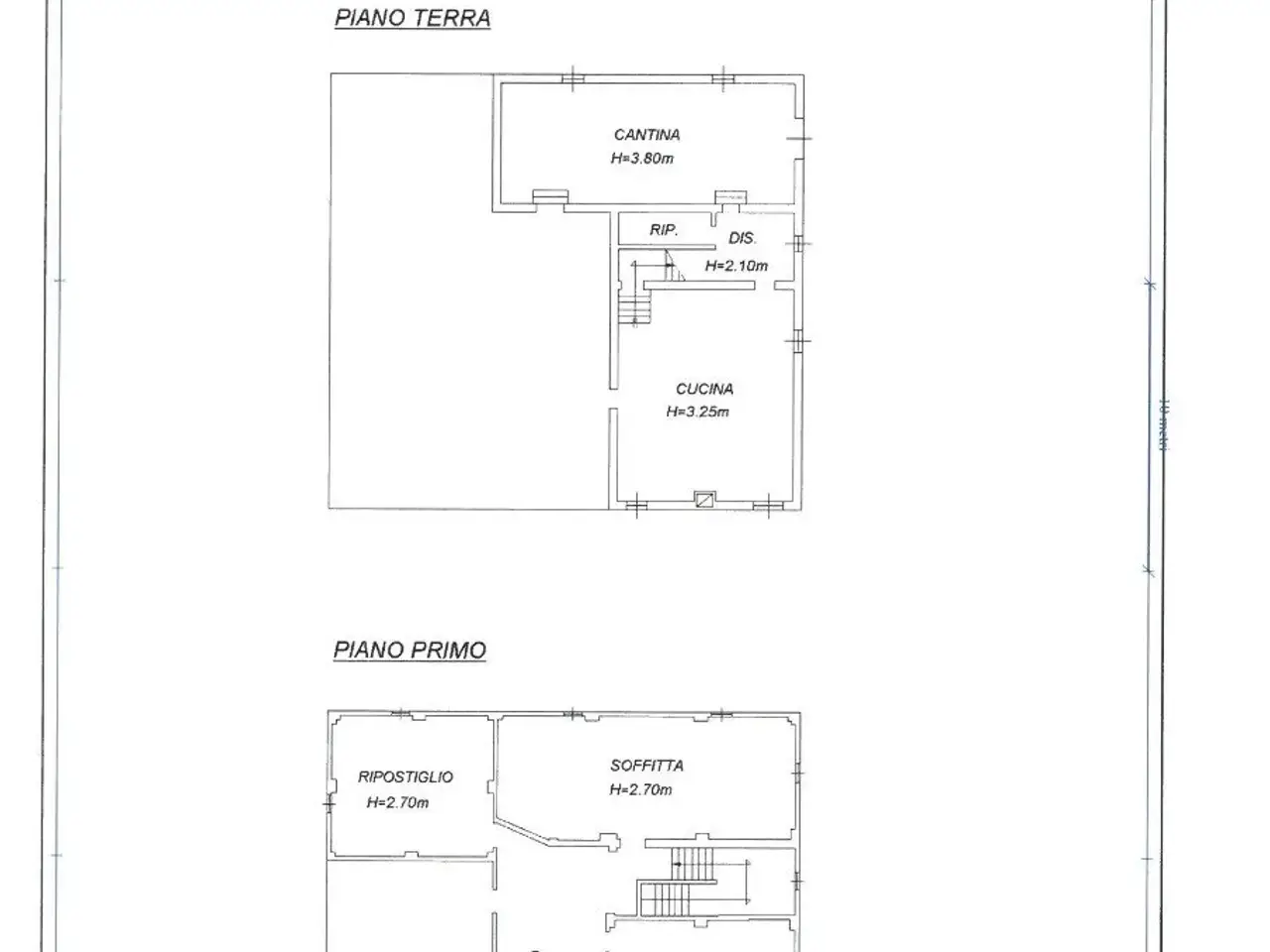 Rustico in vendita, Via Emilia Ponente, Castel San Pietro Terme - Planimetria 1