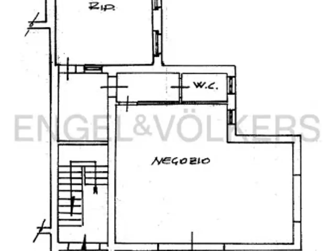 Negozio in Via della Stazione di Cesano, Roma, {3} - Planimetria 1