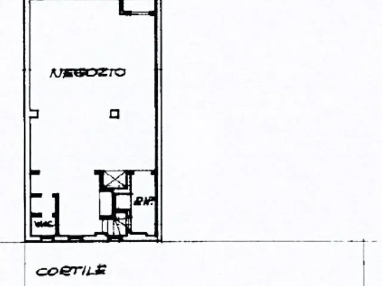 Negozio in Via Giuseppe Garibaldi 51, Castiglione D'Adda, {3} - Planimetria 1