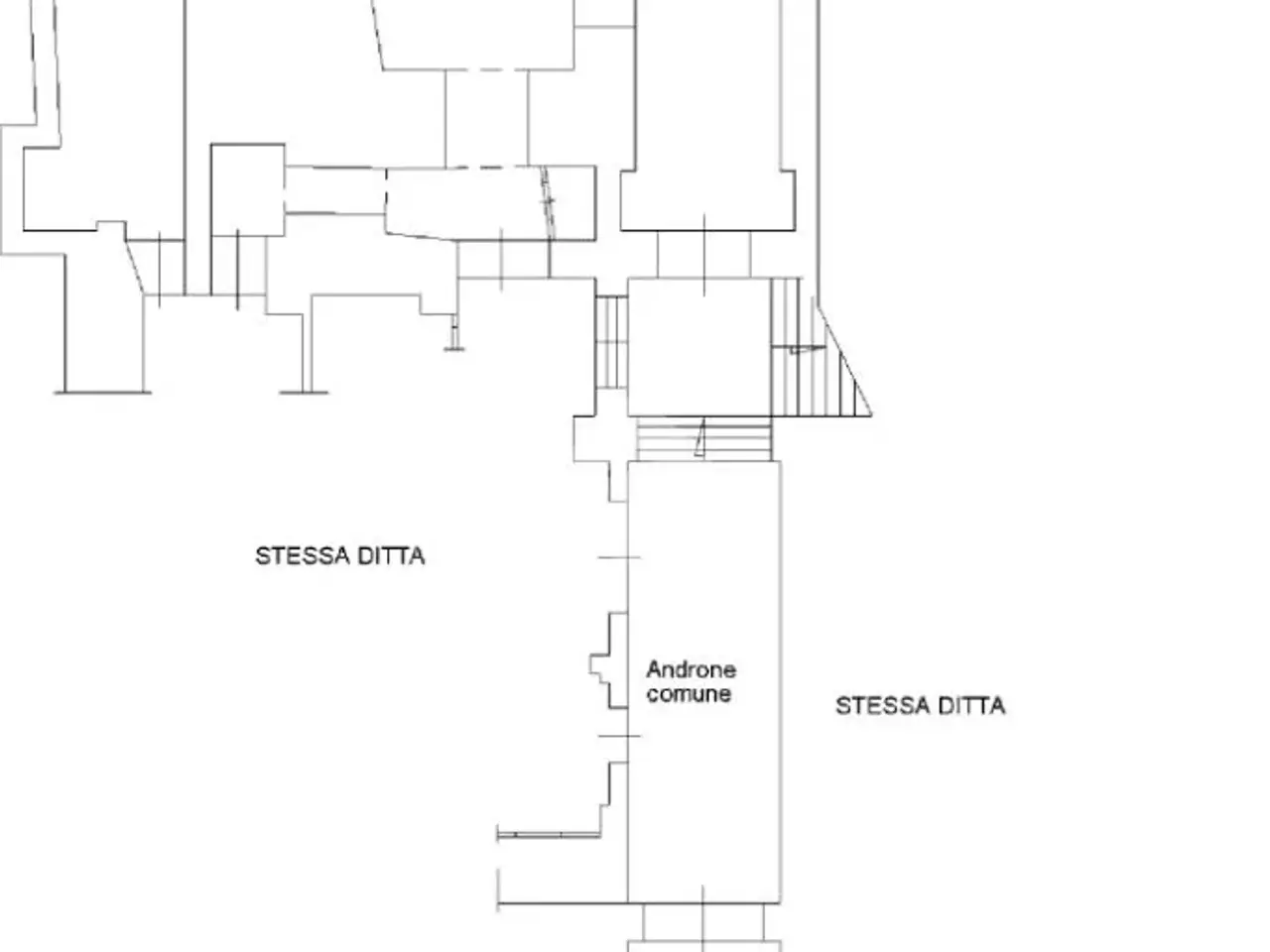Magazzino in C.So Vittorio Emanuele 323, Napoli, {3} - Planimetria 1