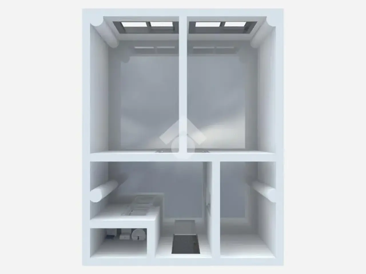 Ufficio in Viale Le Corbusier 1, Latina, {3} - Planimetria 1