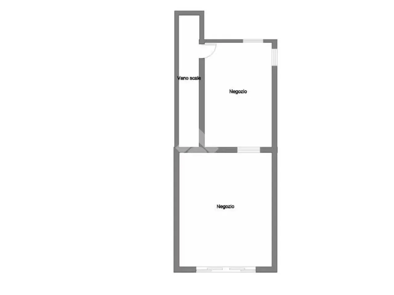 Negozio in Via Zabarella 107, Padova, {3} - Planimetria 1