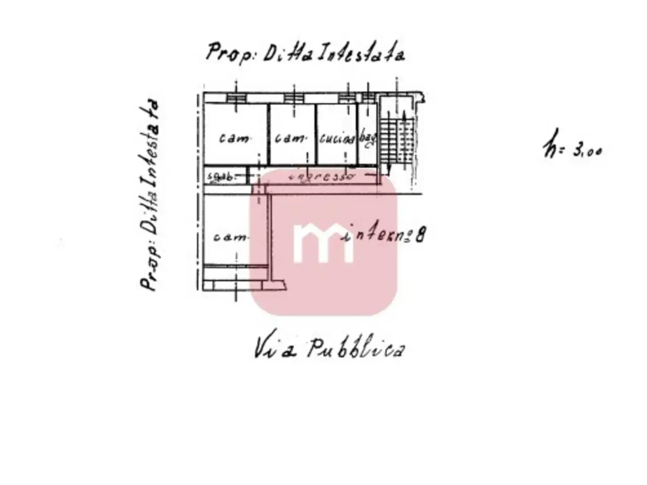Trilocale in vendita, Via Giuseppe Mazzini, Artena - Planimetria 1