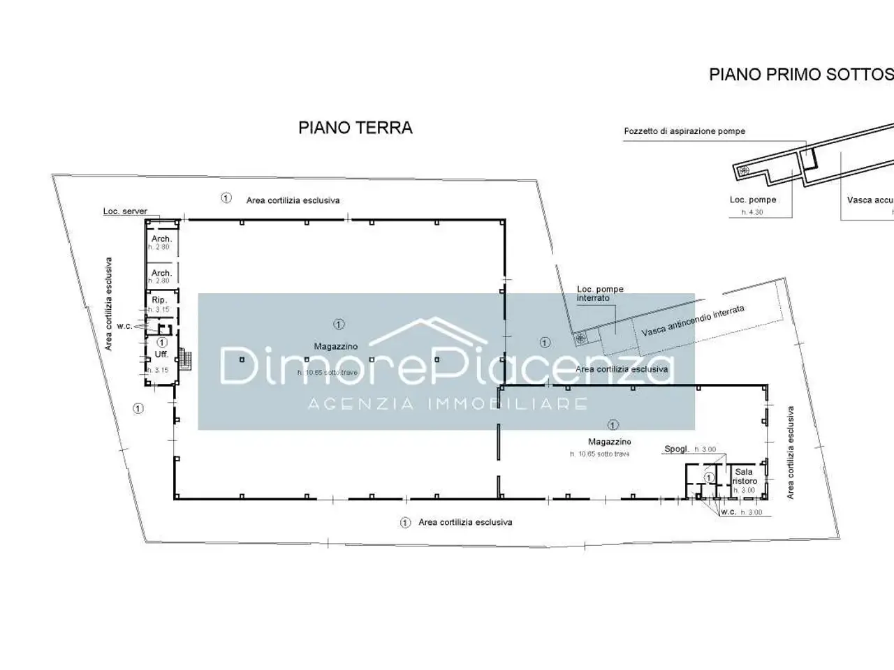 Capannone in Via Emilia Parmense, Piacenza, {3} - Planimetria 1