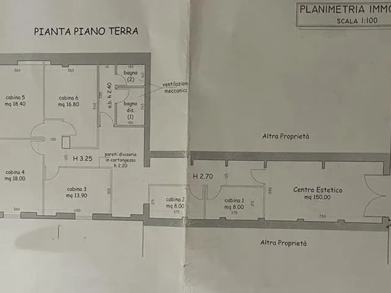 Negozio in Carlo Pisacane 128, Viareggio, {3} - Planimetria 1