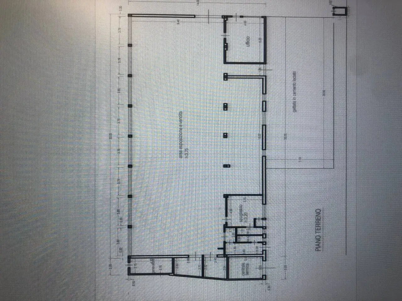 Esercizio commerciale in Ss12 Add 8, Lucca, {3} - Planimetria 1