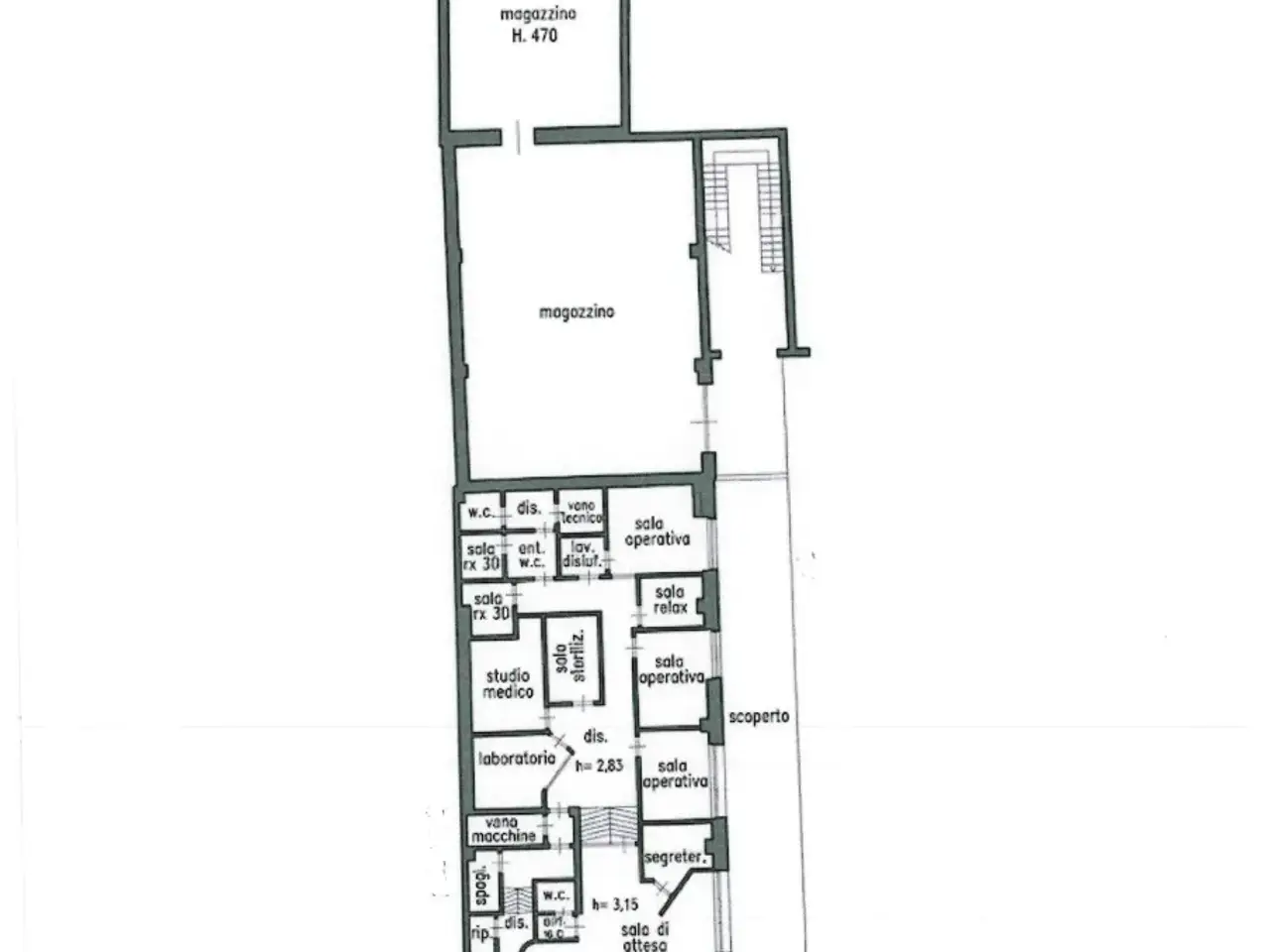 Palazzina commerciale in Viale G. Leopardi 134, Lecce, {3} - Planimetria 1