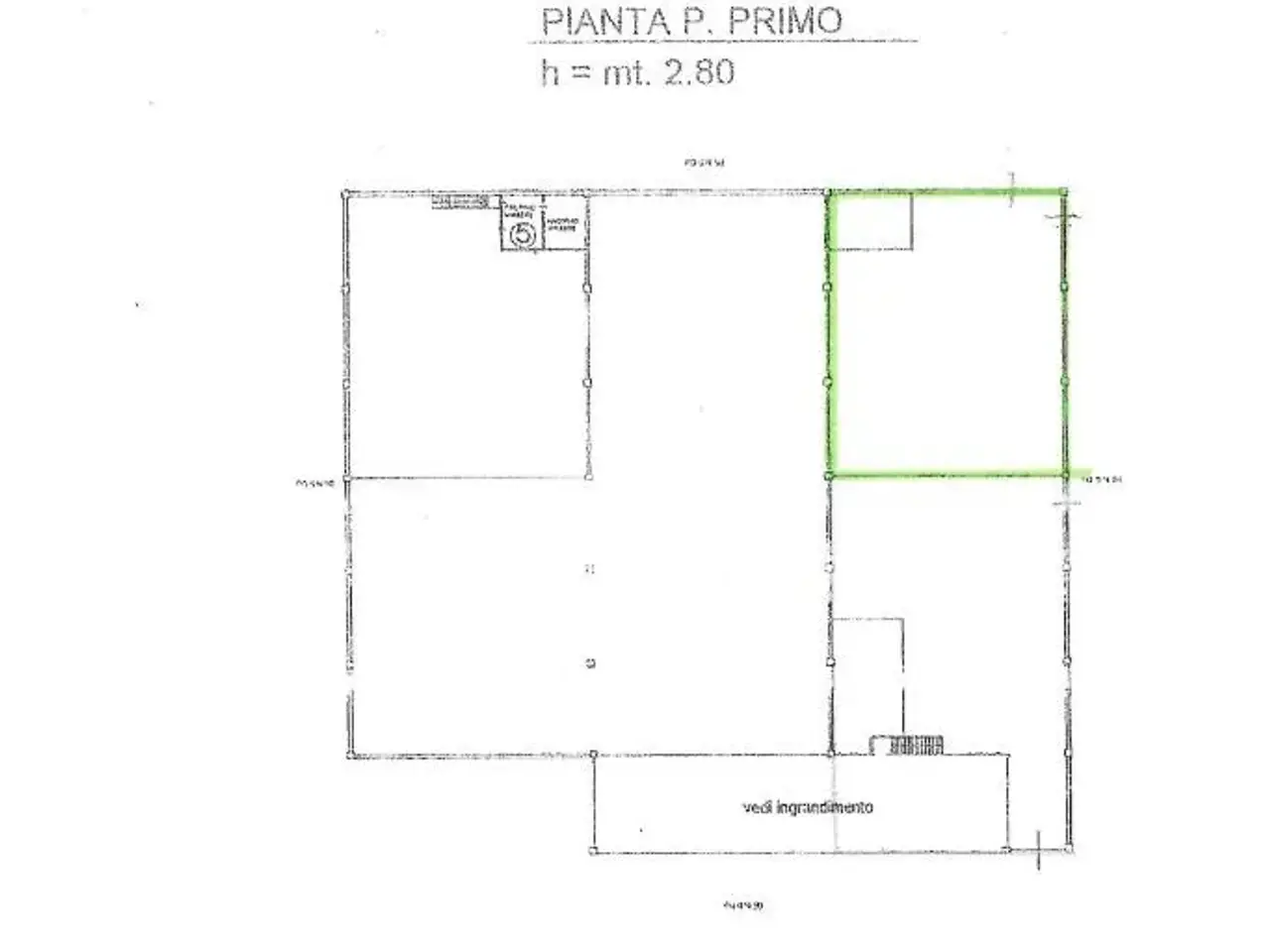 Capannone in Via Asti 69, Santena, {3} - Planimetria 1
