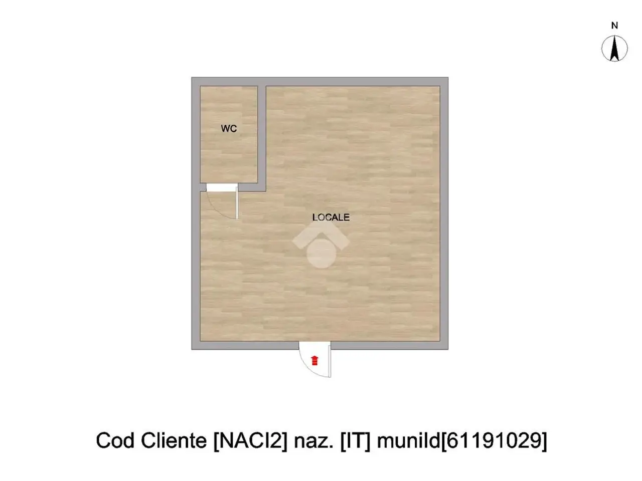 Negozio in Via Francesco Arnaldi 49, Napoli, {3} - Planimetria 1