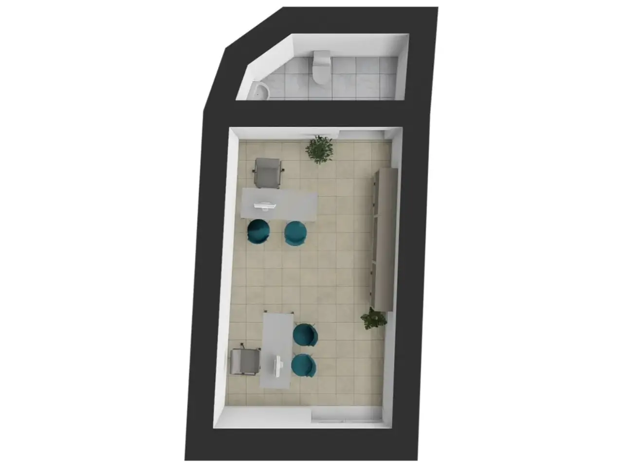 Ufficio in Via Mertole 32, Acireale, {3} - Planimetria 1