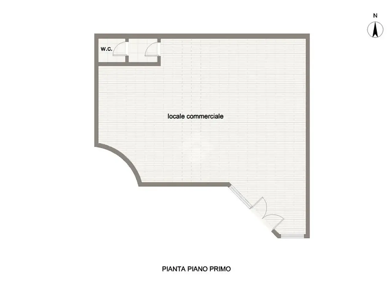 Negozio in Via Olimpica 54, Alba Adriatica, {3} - Planimetria 1