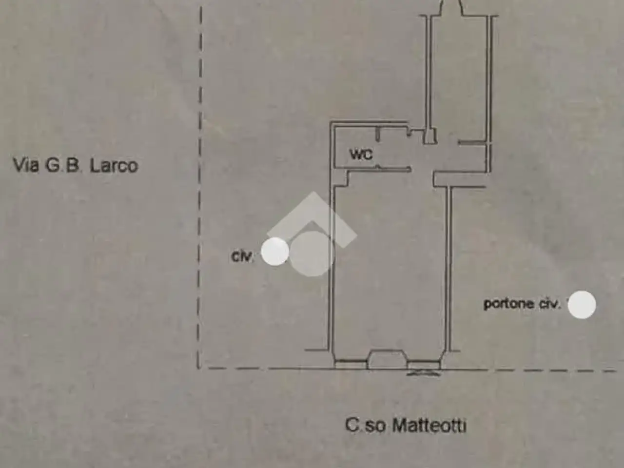 Negozio in Corso Giacomo Mateotti, Santa Margherita Ligure, {3} - Planimetria 1