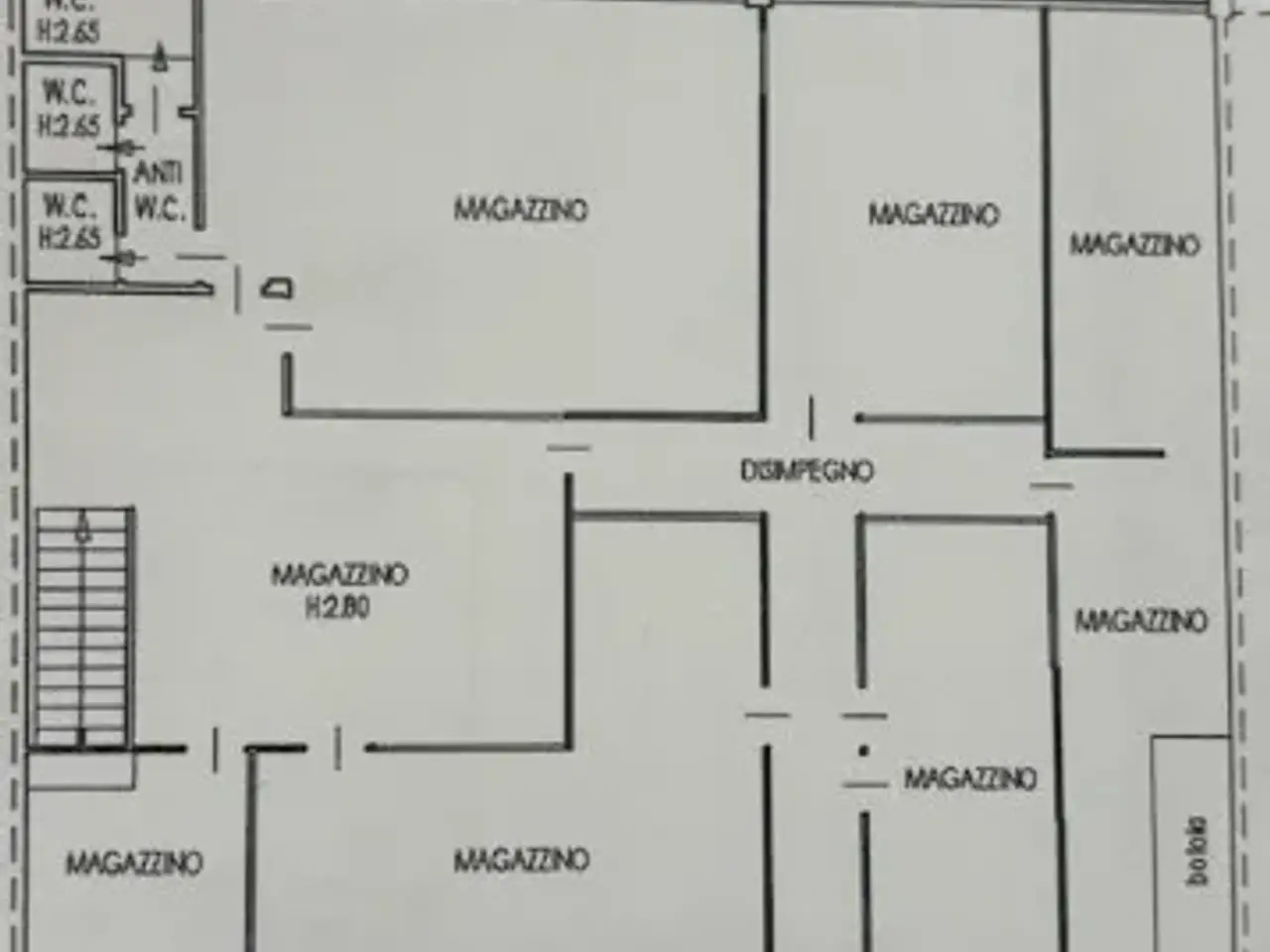 Capannone in , Torre Pellice, {3} - Planimetria 1