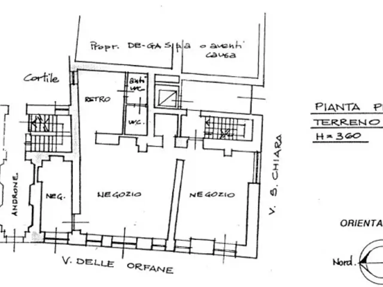 Negozio in Via delle Orfane 24 d, Torino, {3} - Planimetria 1