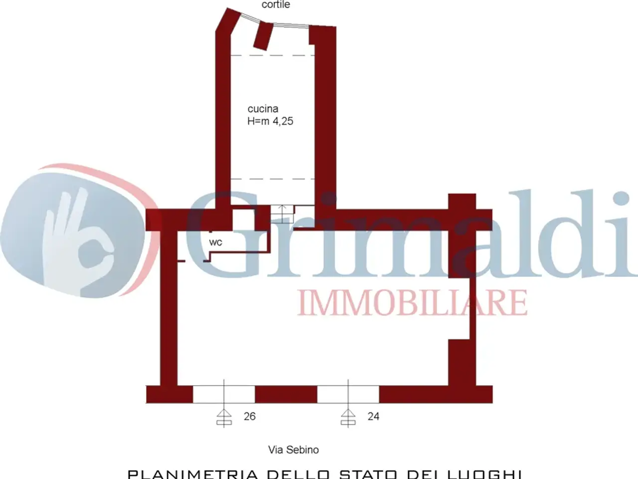 Negozio in Via Sebino 24, Roma, {3} - Planimetria 1