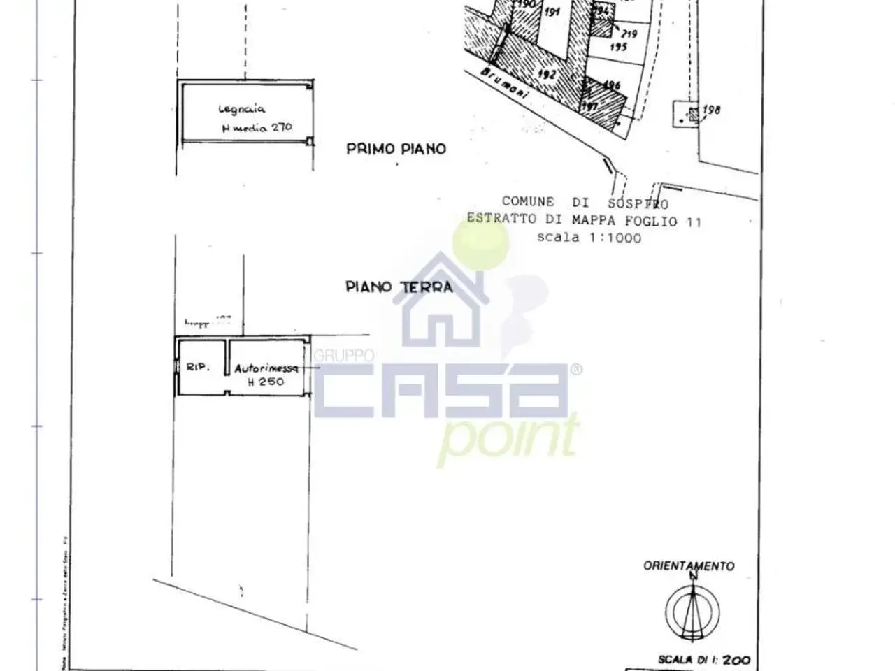 Box in Via Puerari 14, Sospiro - Planimetria 1