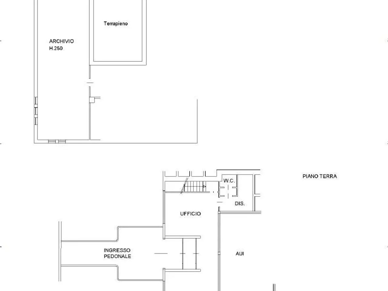 Ufficio in Via Giuseppe di Vittorio Snc, Brescia, {3} - Planimetria 1