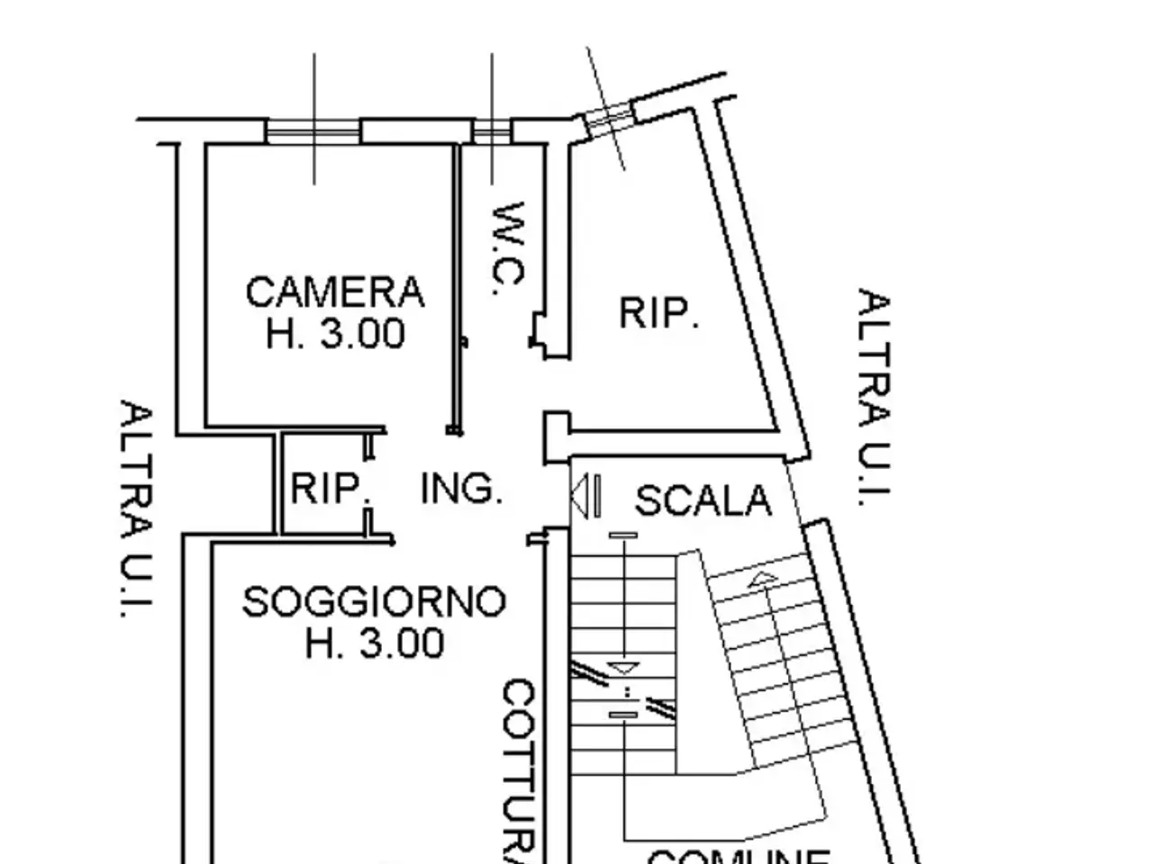 Trilocale in vendita, Via Roma 423, Monteroni D'Arbia - Planimetria 1
