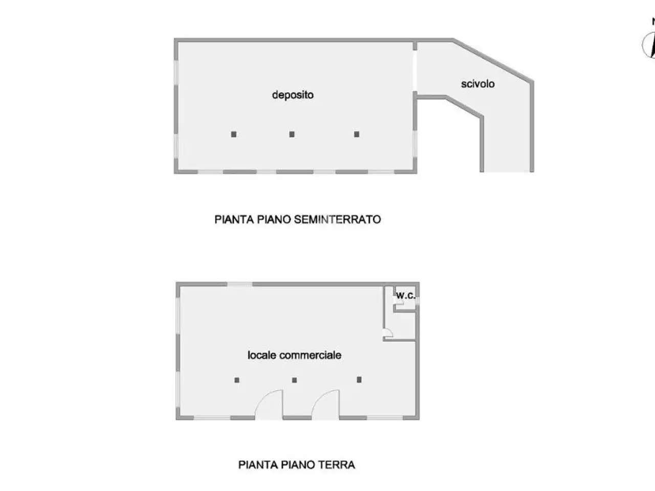 Negozio in Via Galileo Galilei 263, Giulianova, {3} - Planimetria 1