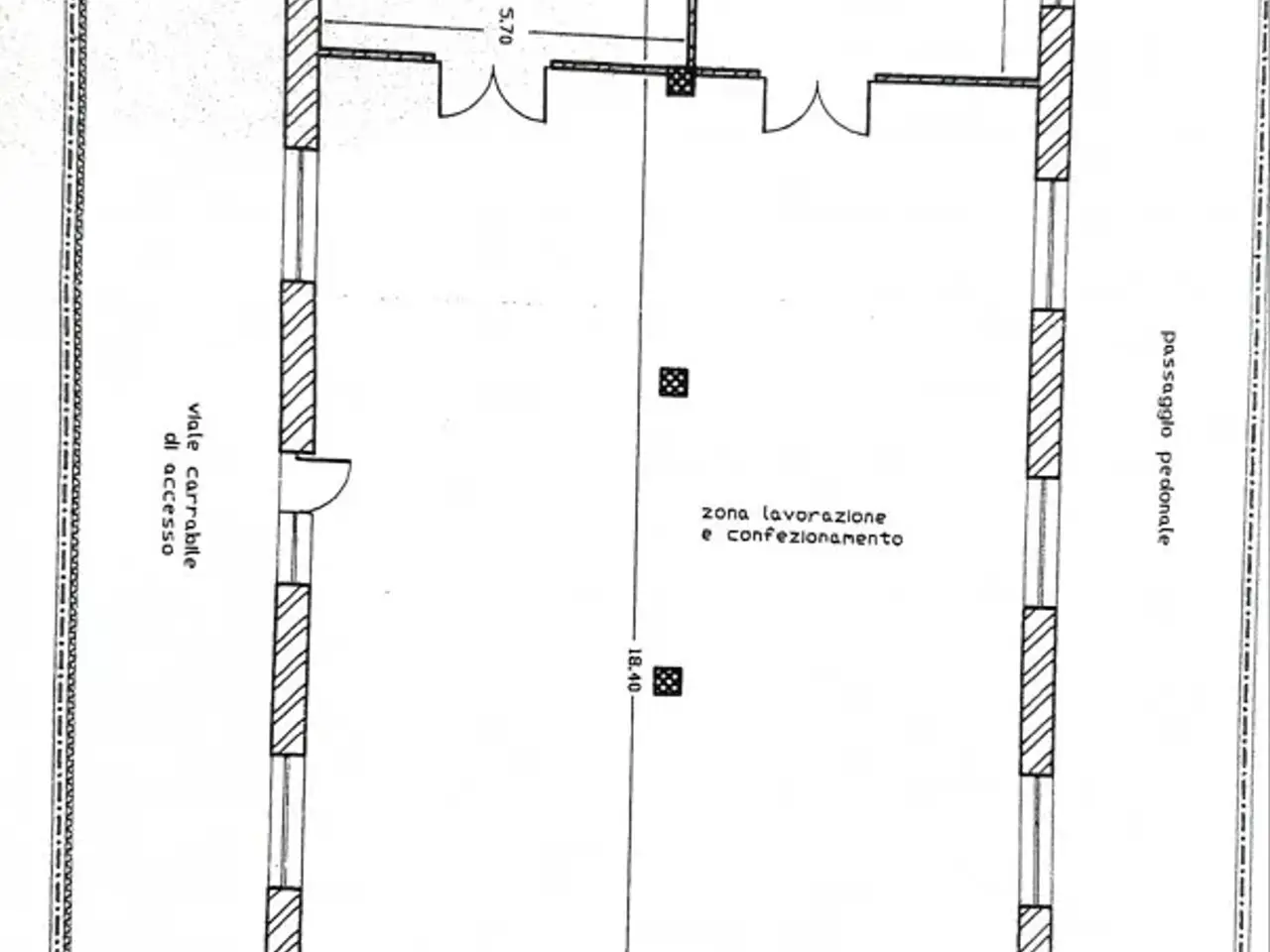 Laboratorio in Via Venezuela, Racale, {3} - Planimetria 1