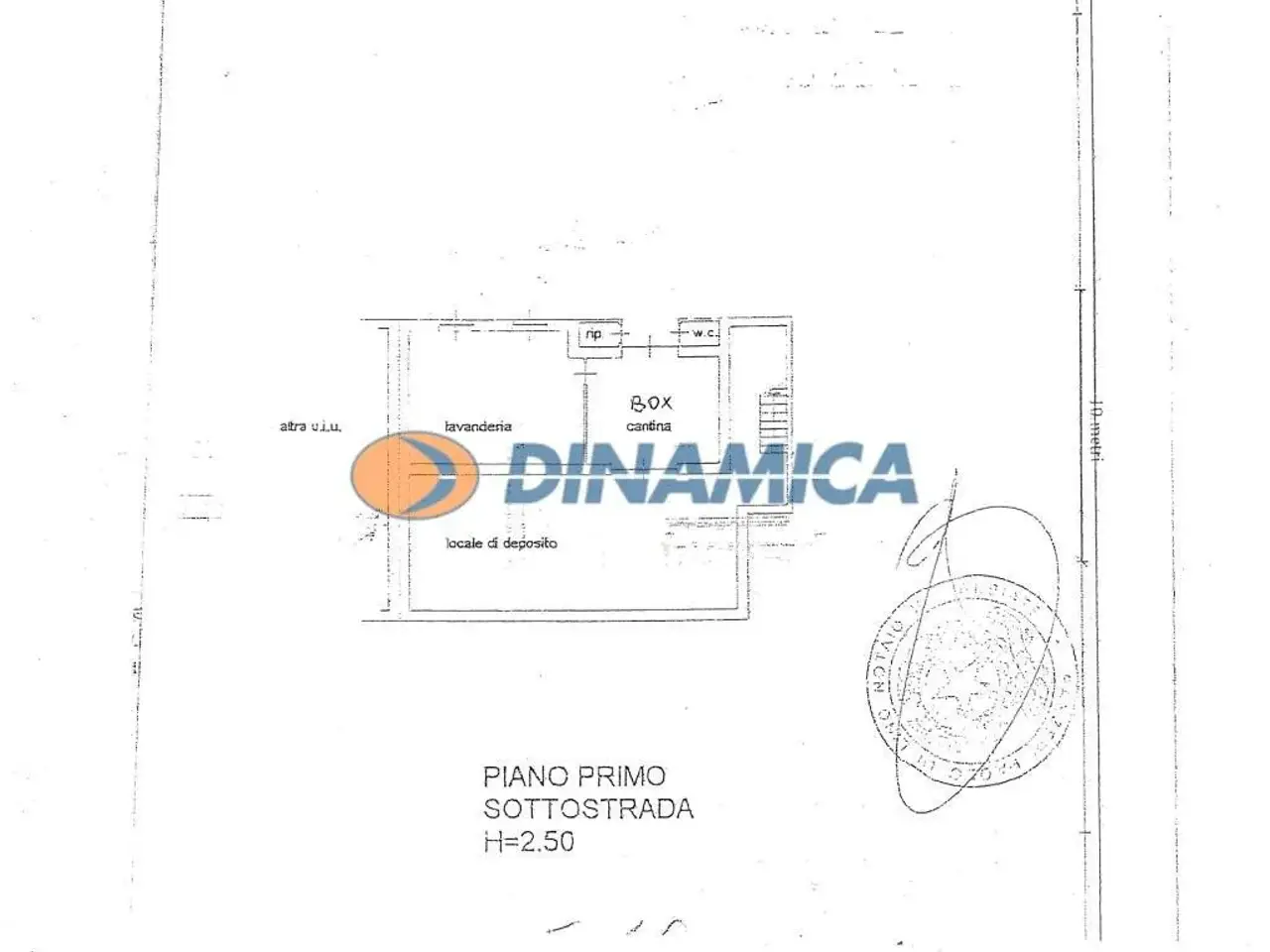 Locale commerciale in Via Mario Riva 53, Robbiate, {3} - Planimetria 1