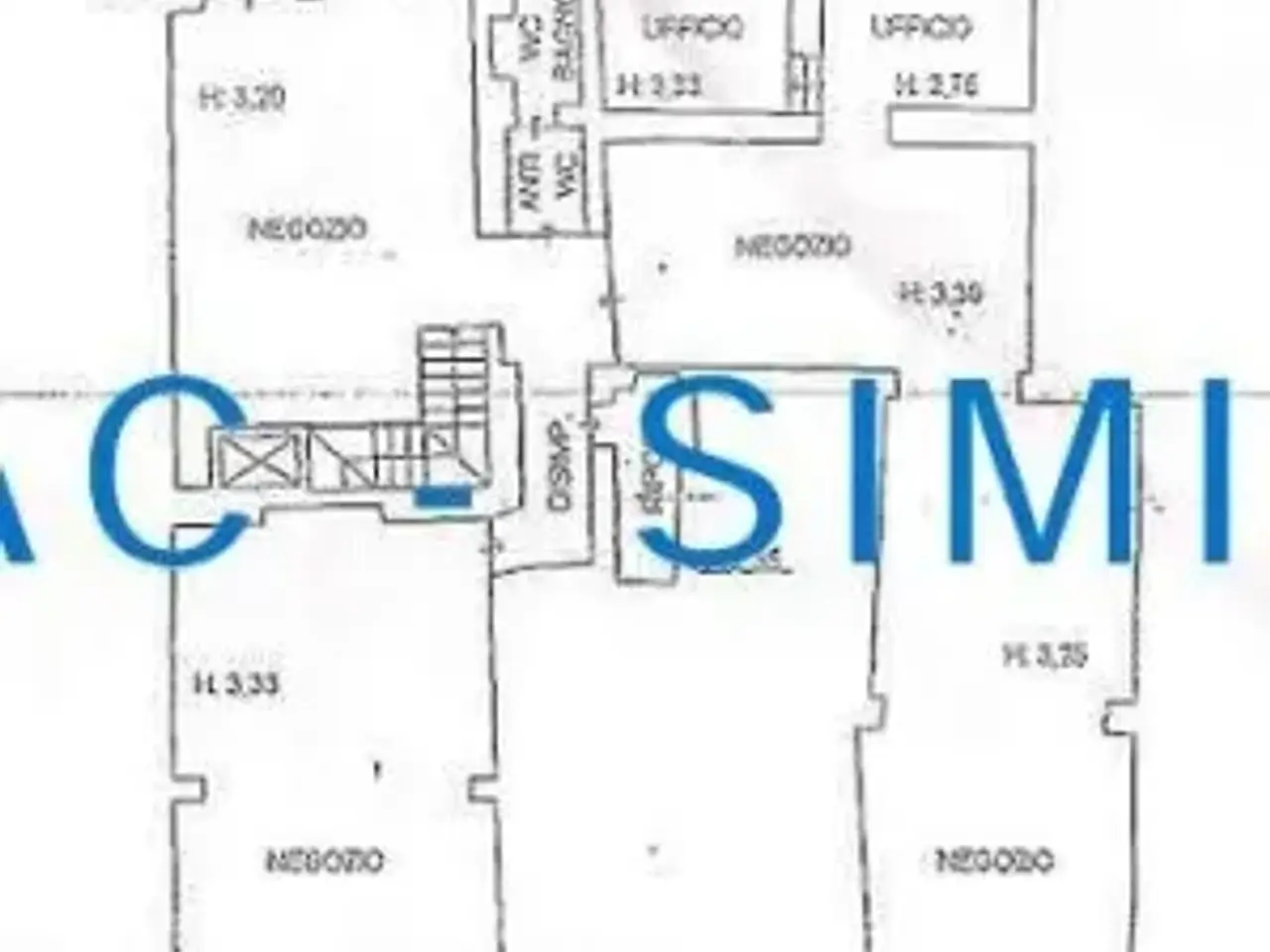 Bar in Via dell'Ariento 35r, Firenze, {3} - Planimetria 1