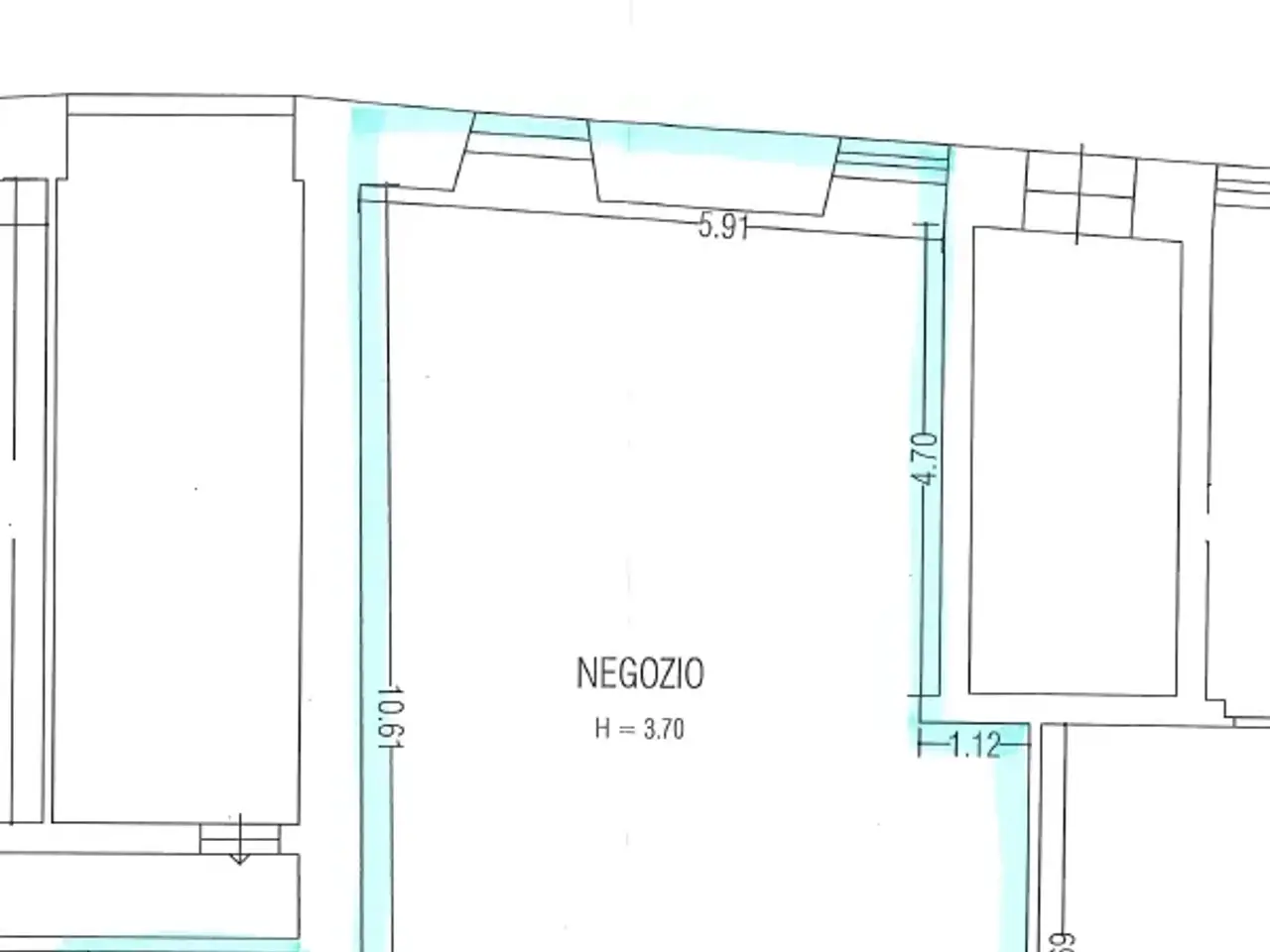 Negozio in , Borgonovo Val Tidone, {3} - Planimetria 1
