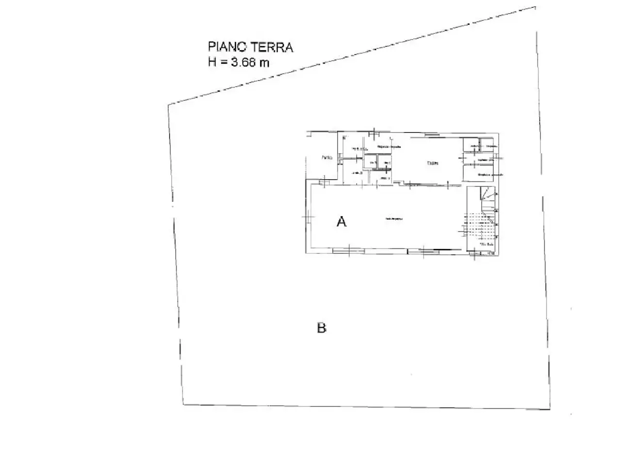 Albergo in Contrada S. Miele 42, Luzzi, {3} - Planimetria 1