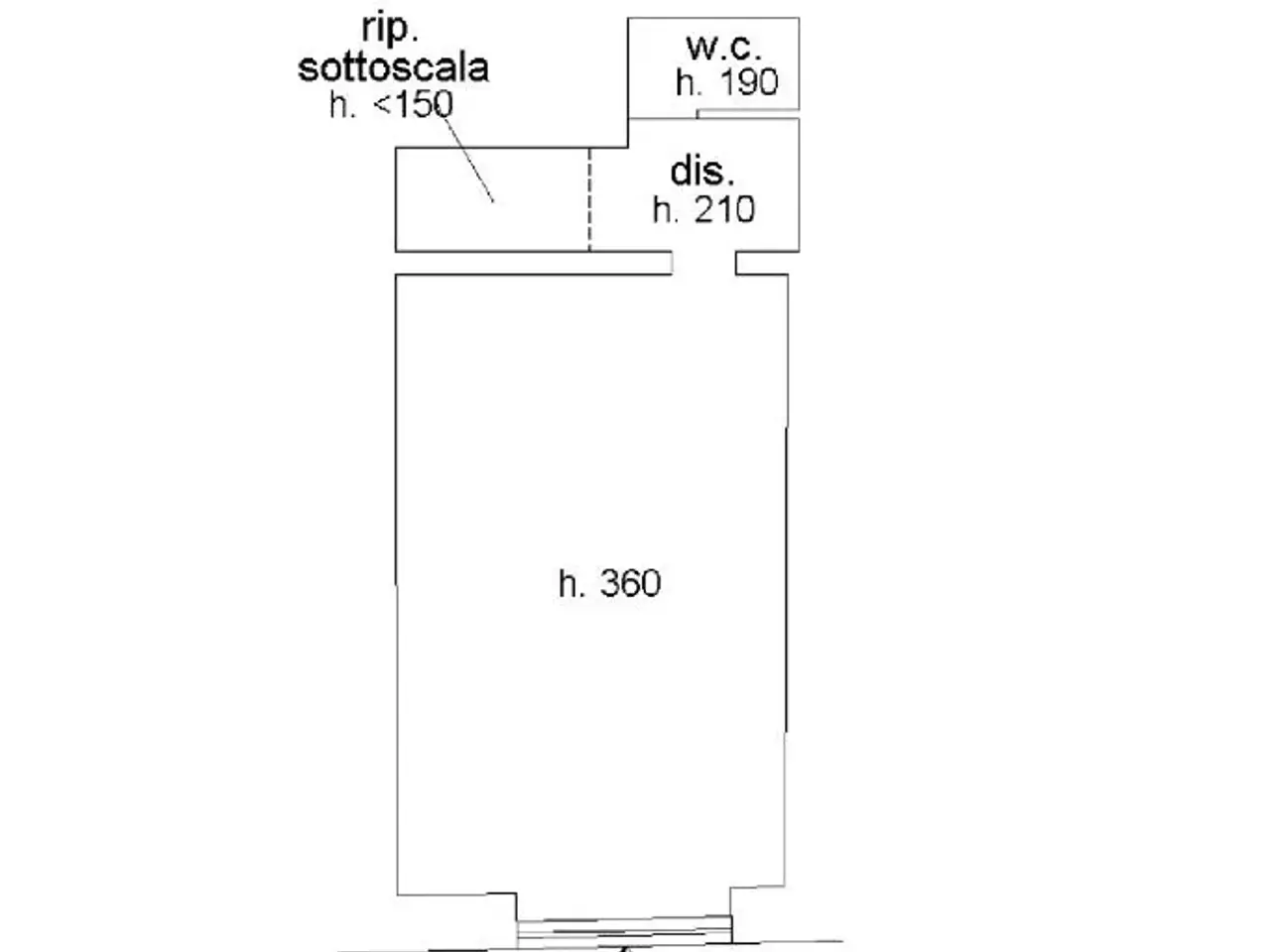 Negozio in Via Cesare Guasti 6, Prato, {3} - Planimetria 1