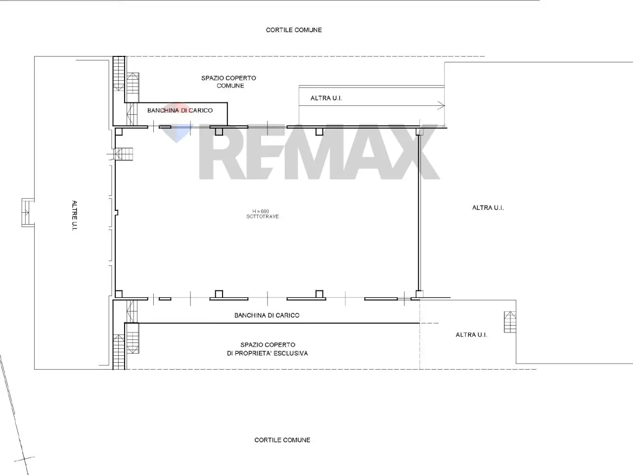 Negozio in Via Giuseppe di Vittorio 47, Peschiera Borromeo, {3} - Planimetria 1